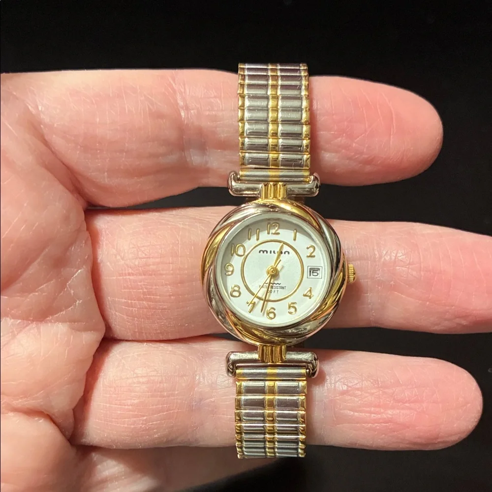 Milan vintage Gold and Silver Women's Watch